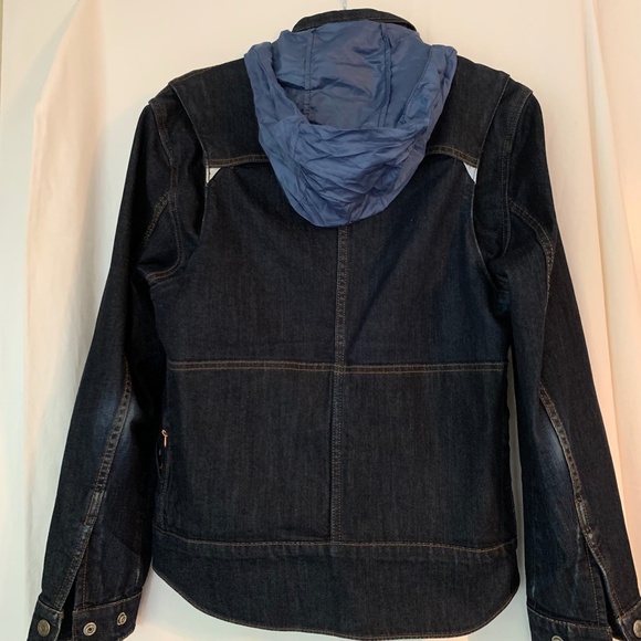 Levi's dark wash denim commuting cycling jacket - Picture 5 of 8